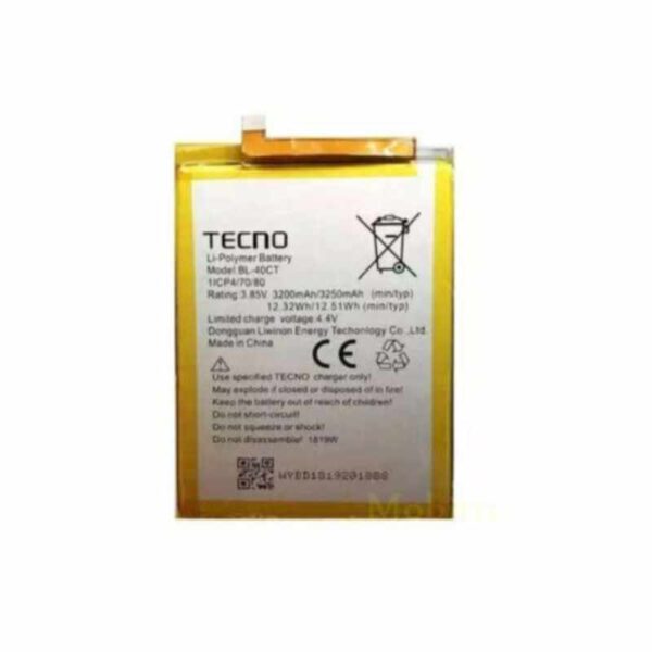 Tecno Camon 40 Pro 4g Battery Replacement Price in Kenya